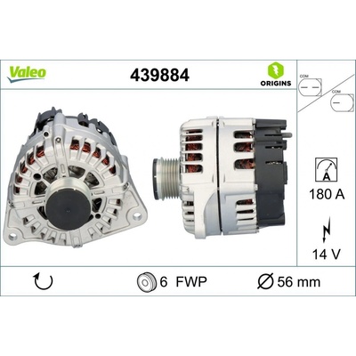 Alternátor VALEO 439884