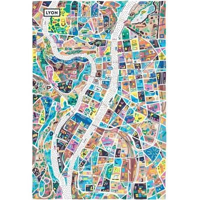 Grafika - Puzzle Lyon, France - 1 000 piese