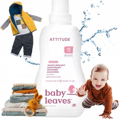 ATTITUDE Prací gel pro děti bez vůně 1,05 l 35 praní
