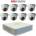 HIKVISION Комплект 8 бр. 5Mpx HD камери с DVR, преходници и захранване
