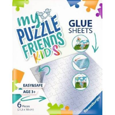 Ravensburger Ravensburger Kinderpuzzle - 13301 My Puzzle Friends Glue Sheets - Klebefolien für Kinderpuzzle