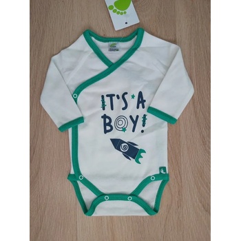 Image 1 of Rach Боди с дълъг ръкав тип " прегърни ме" It`s a boy! 2, 56, 62, 68