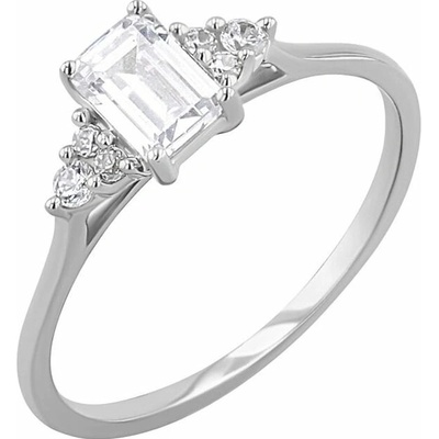 Eppi Zásnubní prsten s emerald diamantem Miha RE46221