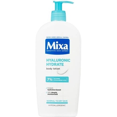 Mixa Hyaluronic Hydrate интензивно хидратиращ лосион за тяло 400 ml за жени