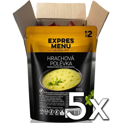 EXPRES MENU Hrachová polievka 5 x 600 g