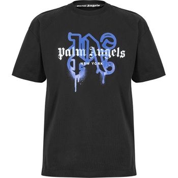 Palm angels Тениска PALM ANGELS Palm Ny Mono Tee Sn99 - Black Blue
