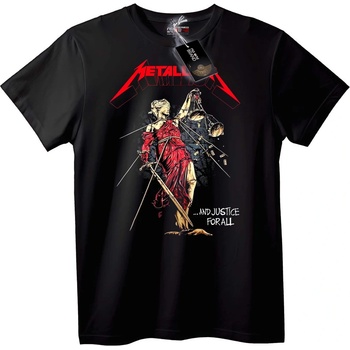 NOONEBRAND Metallica And Justice for All Тениска - M, White
