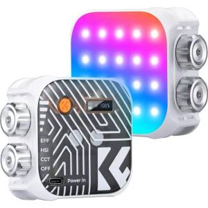 K& F Concept Мини RGB осветление White K&F Concept 360° 2500K - 9900K CRI 96+
