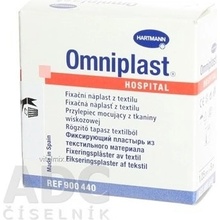 OMNIPLAST náplast textilní na cívce 1,25 cm x 5 cm 1 ks