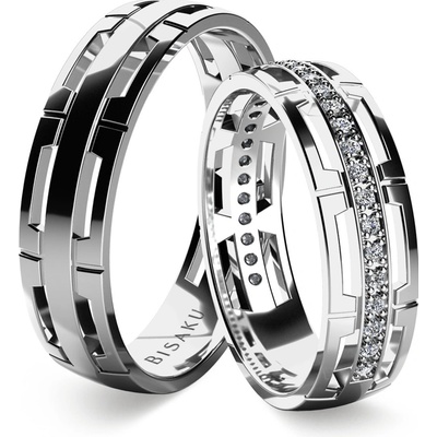 Bisaku Snubní Korrie BIS B345521WG Stříbrná