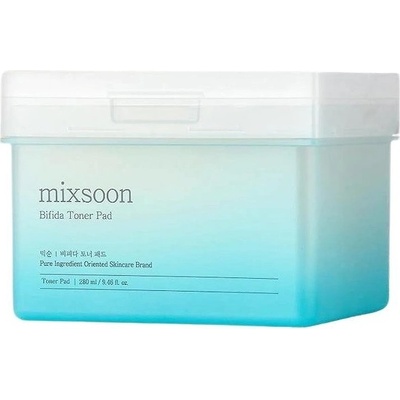 Mixsoon Bifida Toner Pad Intenzivní hydratační polštářky na obličej 120 ks 280 ml