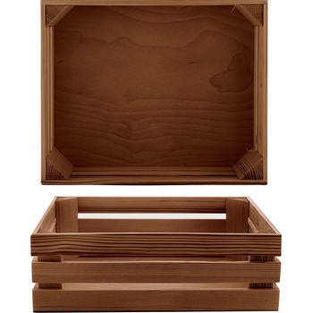 Bisetti BISETTI-Дървена поставка за гастронорм GN1/2 32x26xh10, 5cm ВЕНГЕ (27116T) (0143107)