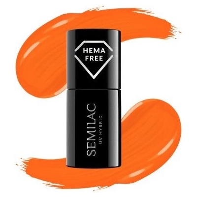 Semilac gél lak 433 Suporting Orange Oranžová 7 ml