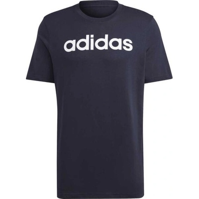 adidas tričko Essentials Single Jersey Linear Embroidered Logo T-Shirt IC9275 modré