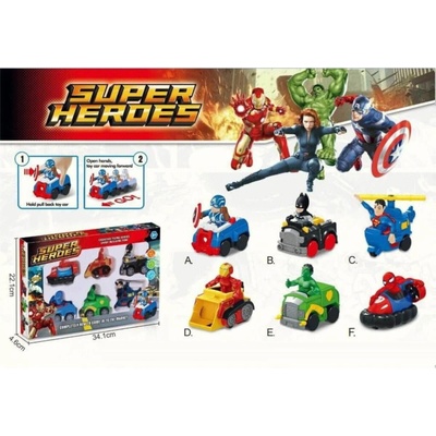 Armtoys ДЕТСКИ КОЛИЧКИ 6 БР. СЪС СУПЕРГЕРОИ В КУТИЯ