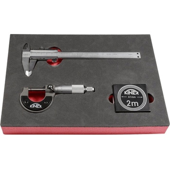 K-MET Комплект измервателни инструменти KINEX S678-32-0001 - 150 mm, 0-25 mm, 2 m (S678-32-0001)