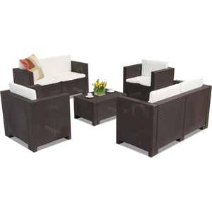 BICA Комплект мебели от кафяв ратан Colorado Coffee 6 Bica (BCCOLCOF6BR)