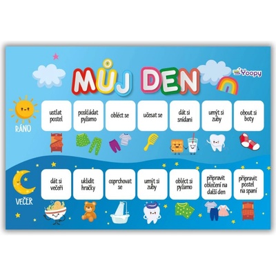 Denní magnetický organizér Můj den