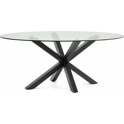 Kave Home Argo so sklenenou doskou 100 x 200 cm