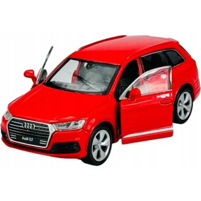 WELLY 2015 AUDI Q7 ČERVENÝ NOVÝ KOVOVÝ MODEL 43706 1:34