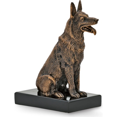 Trofej luxusní pes výška 28 cm vícebarevná
