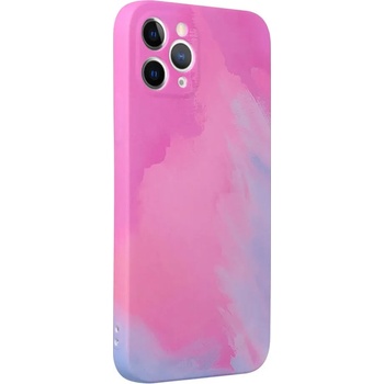 Forcell Силиконов Калъф за iPhone 13 Mini, Printing Pop Case, Розов (5903396123139)