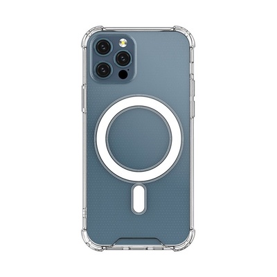 Gigapack iPhone 12 GIGAPACK силиконов протектор за телефон, устойчив на удар, MagSafe, TRANSFER GP-109254 (GP-109254)