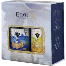 Etsu Japanese Gin dárková sada miniatur 2 x 0,2 l (karton)
