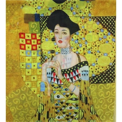 Bavlissimo šála bavlněná Gustav Klimt Adele Bloch Bauer I