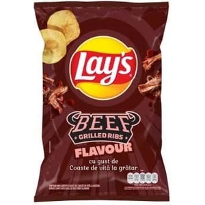 Lay's Lay’s картофен чипс телешки ребра на скара