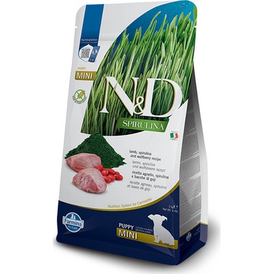 N&D Spirulina Dog Puppy Mini Lamb & Wolfberry 2 kg