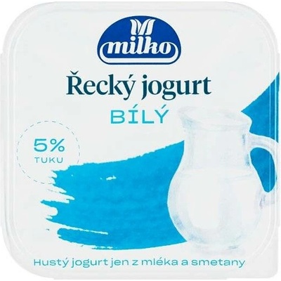 Milko Řecký jogurt 5% bílý 140 g – Sleviste.cz