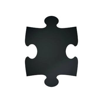 Securit Черна дъска Puzzle Square 40х30см