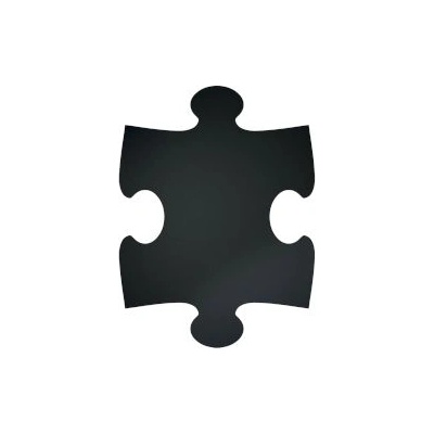 Securit Черна дъска Puzzle Square 40х30см
