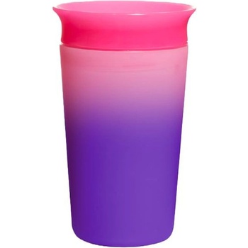 Munchkin Преходна чаша Munchkin - Miracle 360° Colour Change, 255 ml, розова (51869)