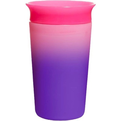 Munchkin Преходна чаша Munchkin - Miracle 360° Colour Change, 255 ml, розова (51869)