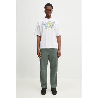 Marcelo Burlon Памучна тениска Marcelo Burlon County Angel Boxy T-Shirt White Multicol (CMAA05AS25JER0020184)