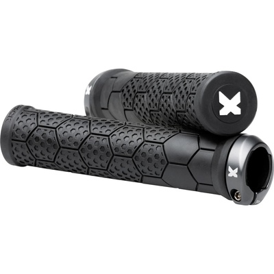 Sixpack Racing Грипове за кормило Sixpack racing Z-Trix AL Bike grips - Black / Dark Titanium - размер Ø 28 mm (860-3370-0311)