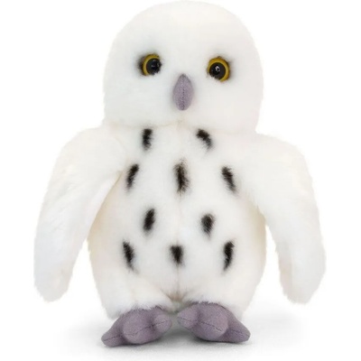 Keel Toys Диви животни - Бухал - бял с черни точки - 18 см - Keel Toys