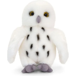 Keel Toys Диви животни - Бухал - бял с черни точки - 18 см - Keel Toys