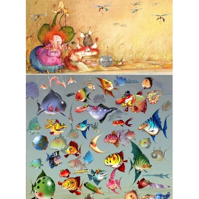 Grafika François Ruyer Witch's Foot Bath 2000 dielov