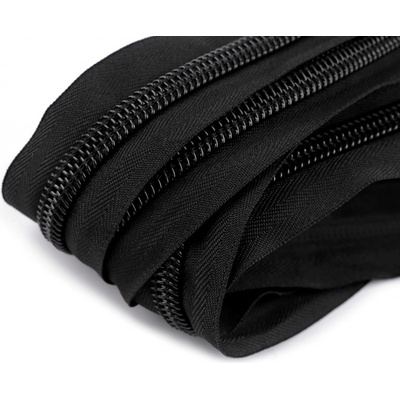 Prima-obchod Zip stanový spirálový No 10 s oboustranným jezdcem délka 195 cm, barva černá