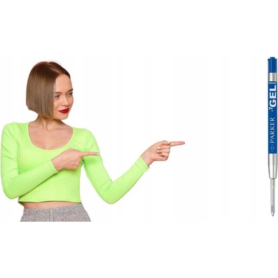 Parker P0250346 Náplň do gulôčkového pera gelová modrá F
