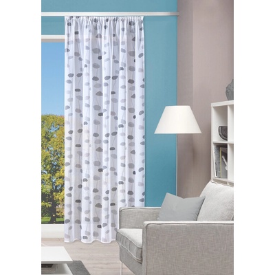 Home Wohnideen hotová záclona 41042 EFFIE 6005 kamenna siva 245x140 cm (v x s)