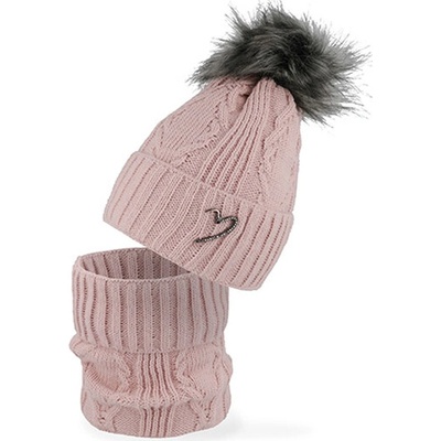 Zimná súprava s nákrčníkom rolákom pre ženy