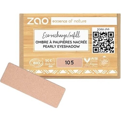 Zao Oci Eyeshadow-Primer Perleťová náplň do očních stínů 105 Golden Sand 1,3 g