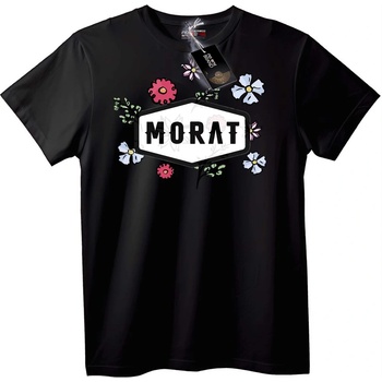 NOONEBRAND Тениска MORAT Цветно лого - 3XL, White