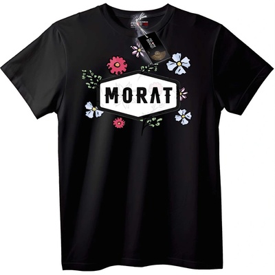 NOONEBRAND Тениска MORAT Цветно лого - 3XL, White