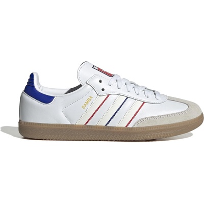 Adidas Мъжки обувки Adidas Samba Club Shoes Mens - White/Blue/Ruby
