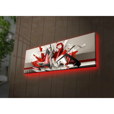 ASIR Obraz na plátně s led osvětlením GRAFFITI 30 cm
